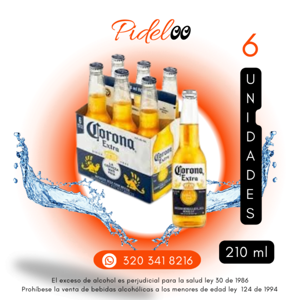 Cerveza Corona a domicilio - six pack