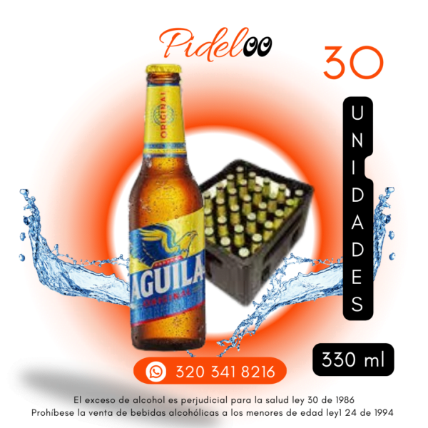 Cerveza Águila a domicilio - canasta, petaco