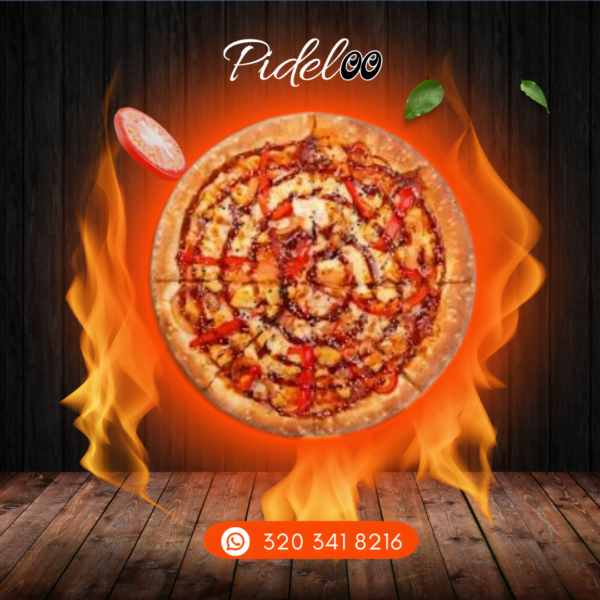 Pizza a domicilio - Pizza pollo BBQ